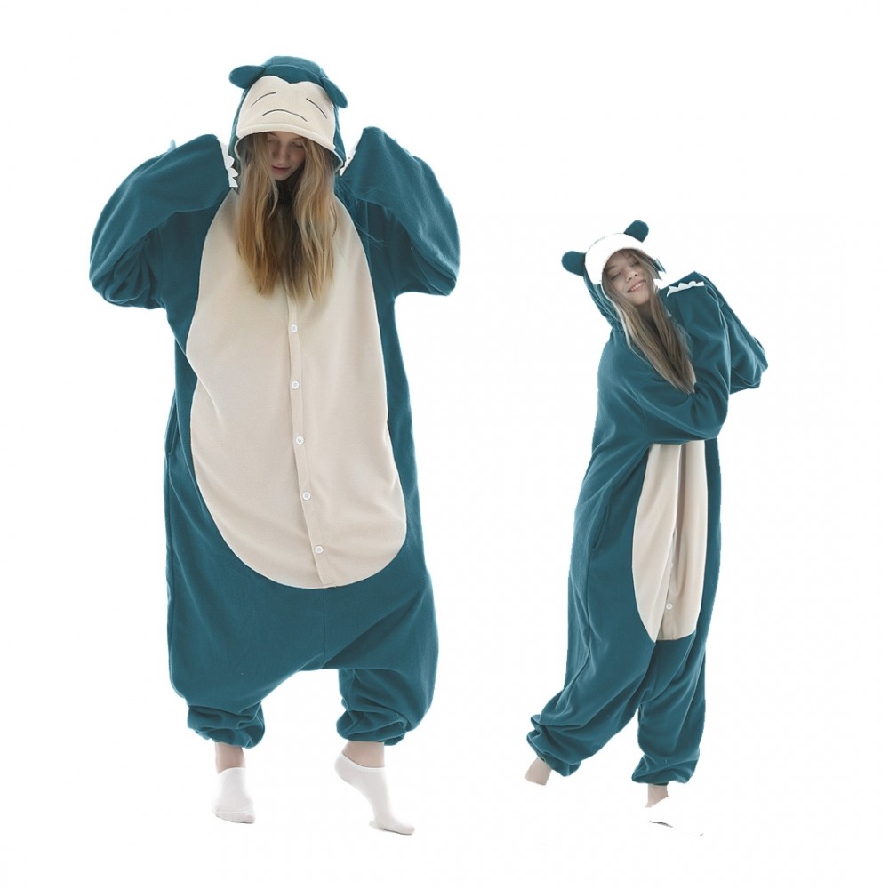 Pokemon Snorlax Onesie Pajama For Adult & Teens - WowPajamas